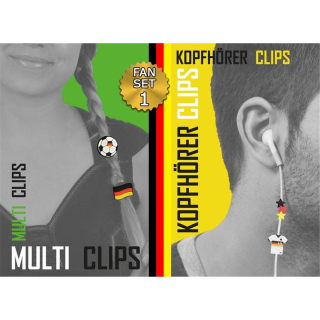 Deutschland Fan Clip Set 1 [Multi + Kopfhörer]